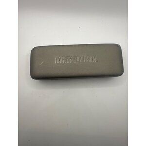 Harley-Davidson Eyeglass Case Black & Gray With Hinged Lid